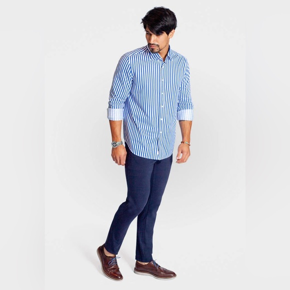 BUKI • The Go Big Stripe Long Sleeve Tech Shirt - Picture 9 of 9